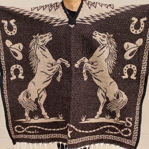 Horse Poncho Gaban Poncho de Caballo mexican